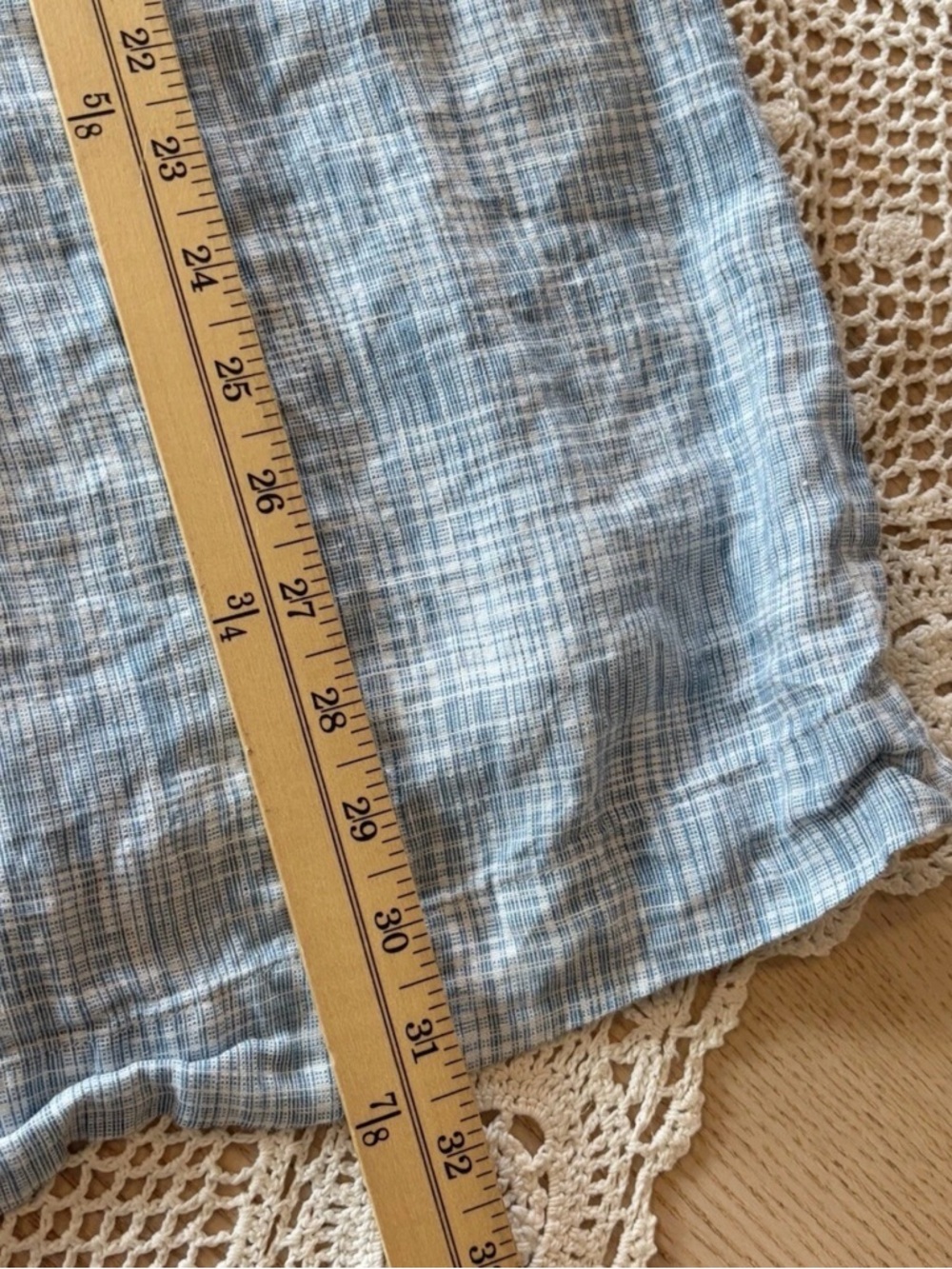 Pure Jill J.Jill Dress Women’s Size L Large 100% Linen Sleveless Sheath Blue - Picture 6 of 6